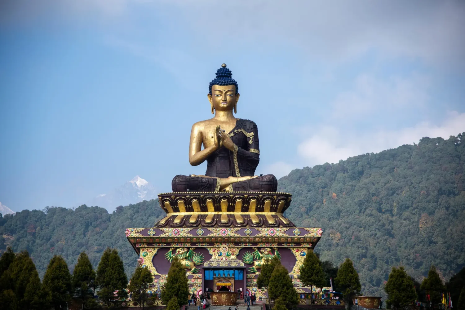 buddha moneastry at sikkim