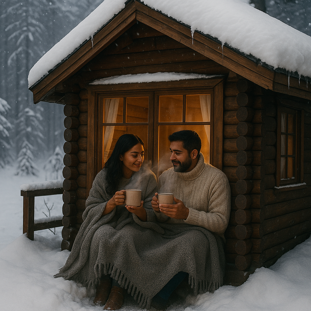 couple enjoying in sikkim