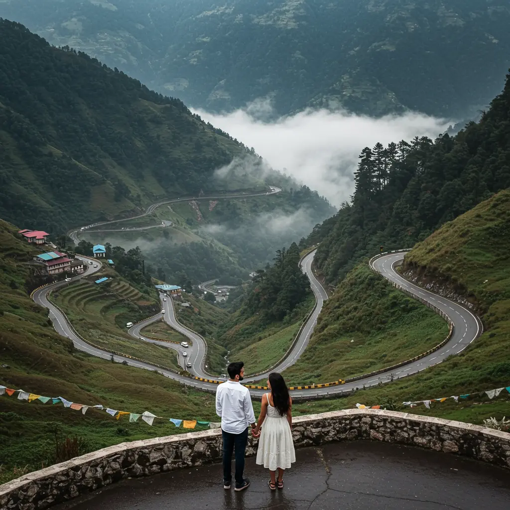 Zuluk Sikkim, India