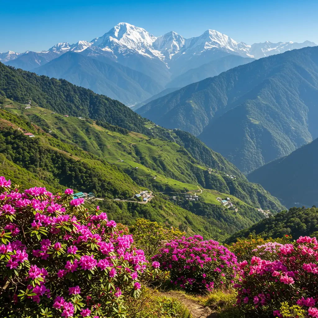 Sikkim in Summer: Lush Green Valleys & Clear Skies